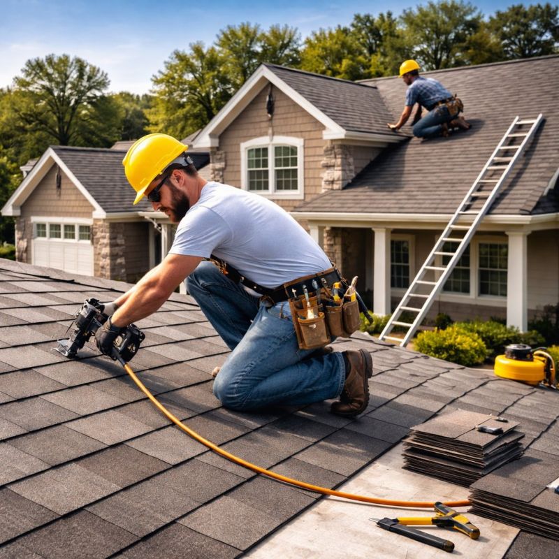 A Frame Roof Installation in Warwick, RI