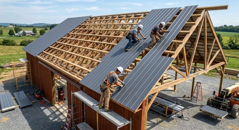 Aluminum Roof Construction in Naperville, IL