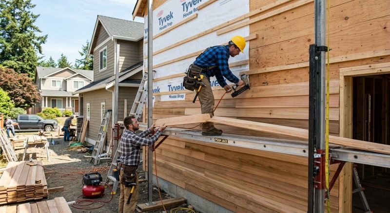 Batten Siding Installation in Boston, MA