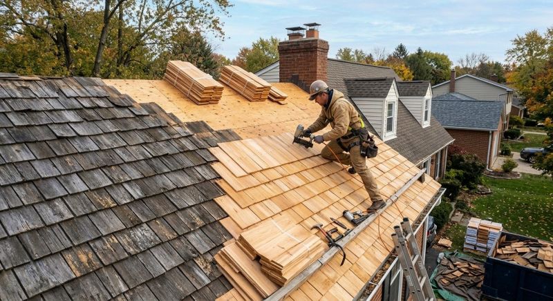 Cedar Roof Replacement in Alexandria, VA