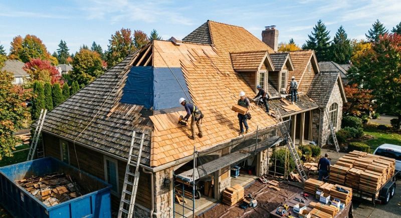 Cedar Shingles Replacement in Alexandria, VA