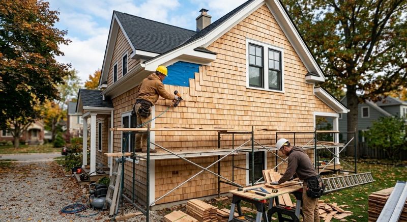 Cedar Siding Installation in Boston, MA