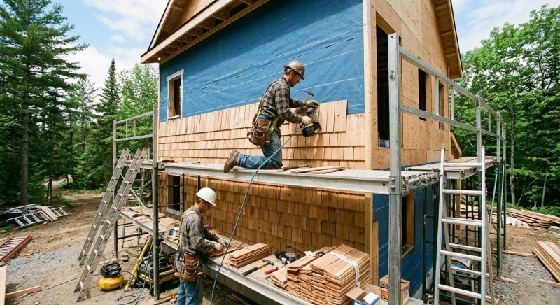 Cedar Siding Installation in Boston, MA