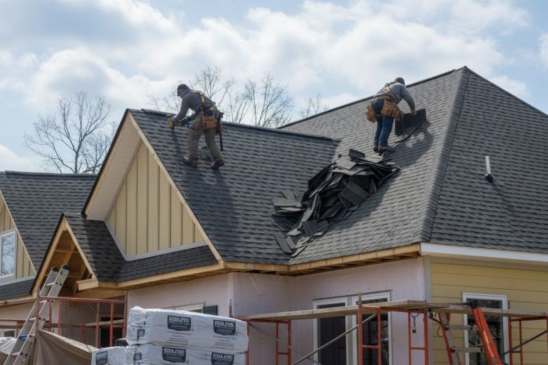 Damaged Roof Replacement in Warwick, RI