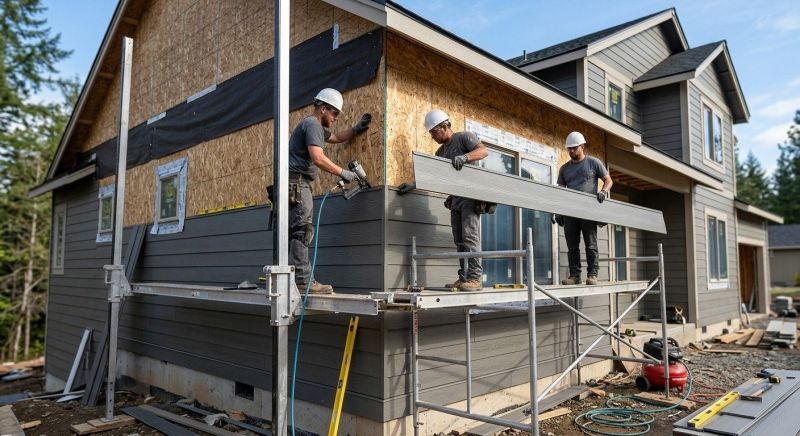 Fiberboard Siding Installation in Boston, MA