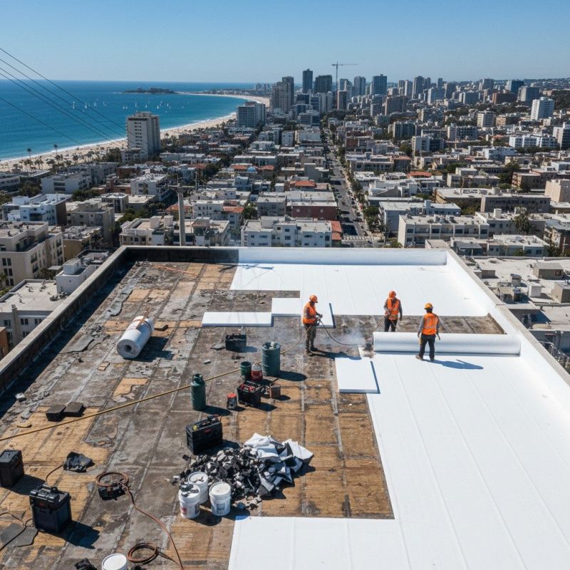 Flat Roof Replacement in Alexandria, VA