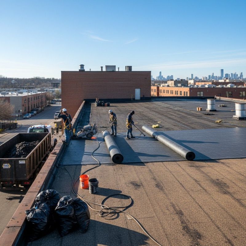 Flat Roof Replacement in Fredericksburg, VA