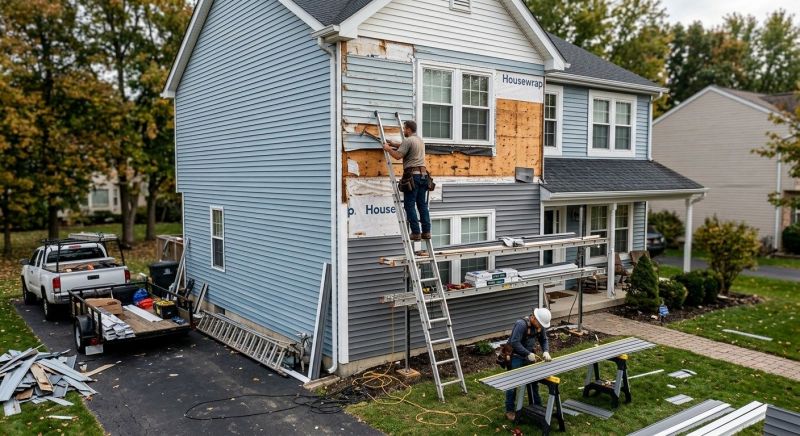 Horizontal Siding Installation in West Hartford, CT