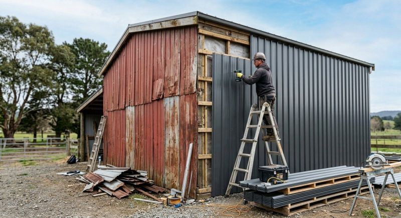 Pole Barn Siding Installation in Fairfield County, CT