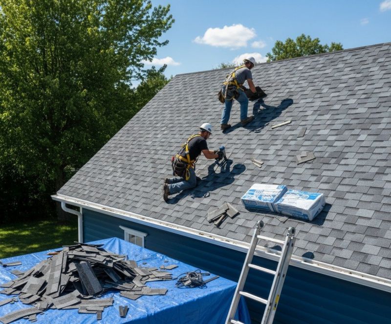 Roof Shingles Replacement in Framingham, MA
