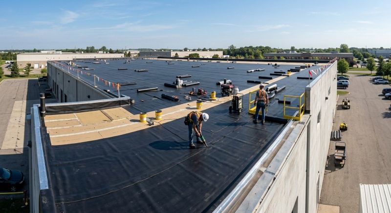 Rubber Roof Installation in Fredericksburg, VA