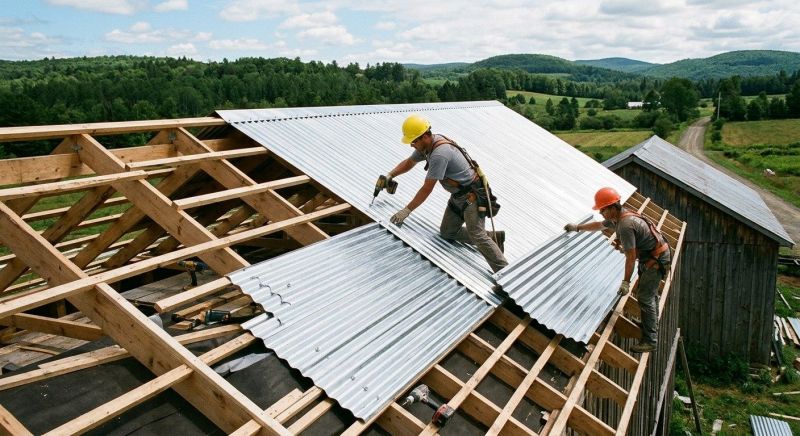 Steel Roof Installation in Fredericksburg, VA