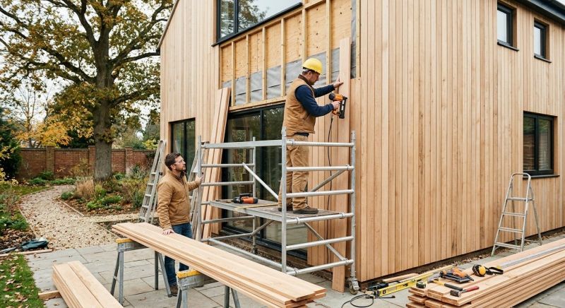 Wood Cladding Installation in Boston, MA