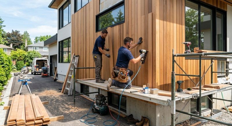 Wood Plank Siding Installation in Fairfield County, CT
