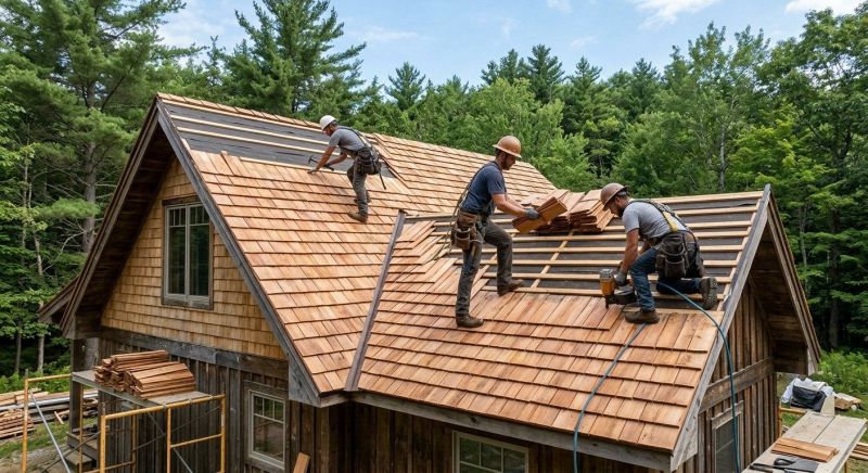 Wood Roofing Installation in Fredericksburg, VA