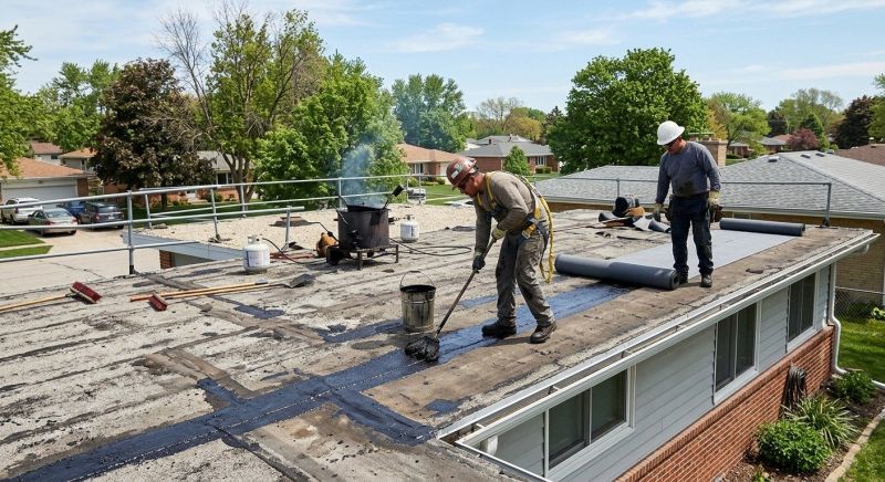 Flat Roof Tar Repair Service