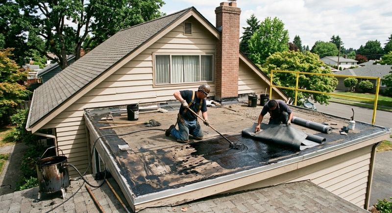 Flat Roof Tar Repair Service